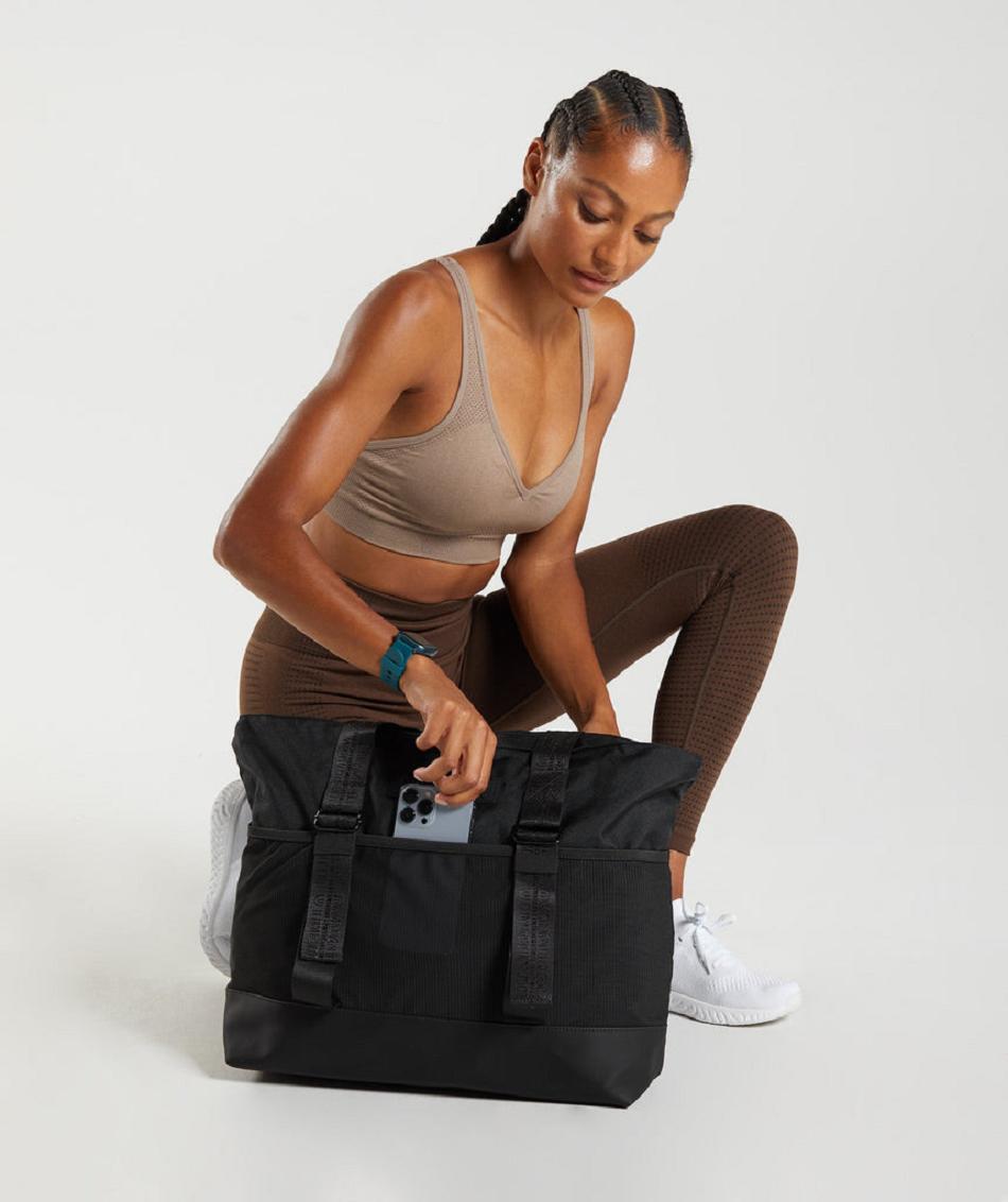 Bolsas Gymshark Everyday Tote Accessories Negras | CO 4249BEX